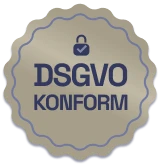 DSGVO konform Badge
